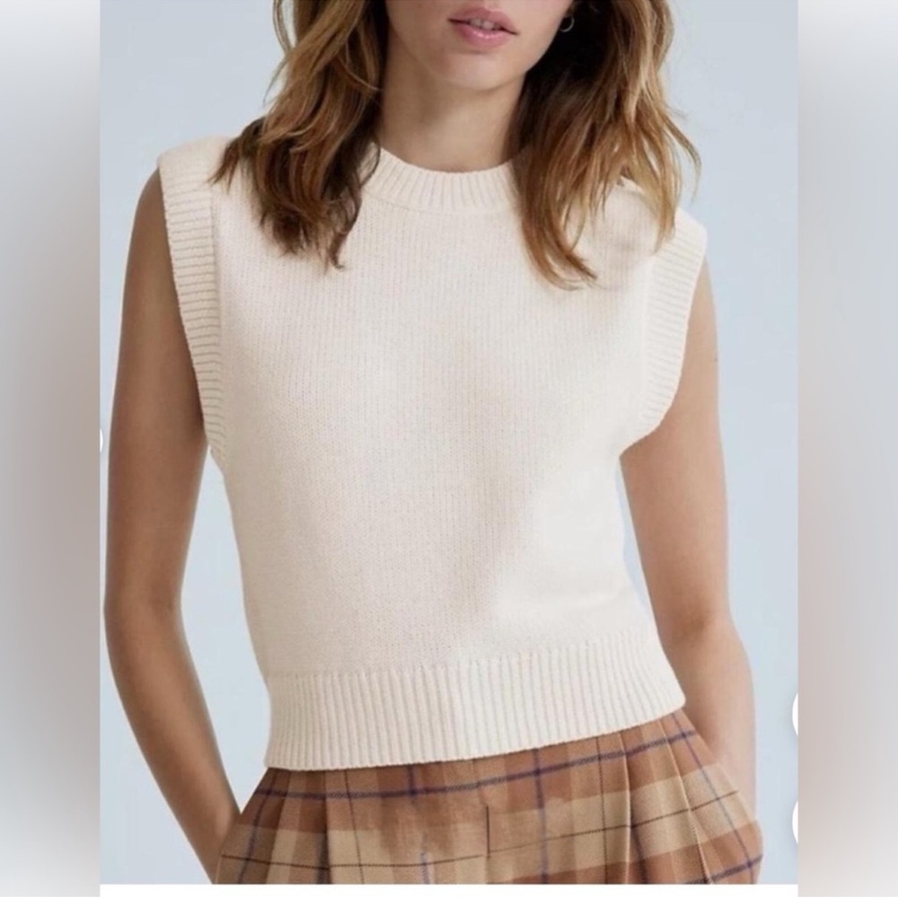 Wilfred Light Birch Sleeveless Knit Top